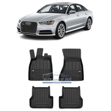 Covorașe de cauciuc pentru Audi A6 C7 2011-2018, ProLine 3D