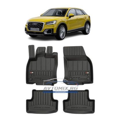 Гумени стелки за Audi Q2 след 2016 г., ProLine 3D