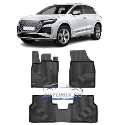 Rubber floor mats for Audi Q4 from 2021, Model No.77
