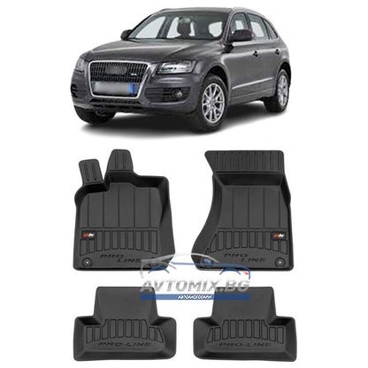 Гумени стелки за Audi Q5 2008-2016 г., ProLine 3D