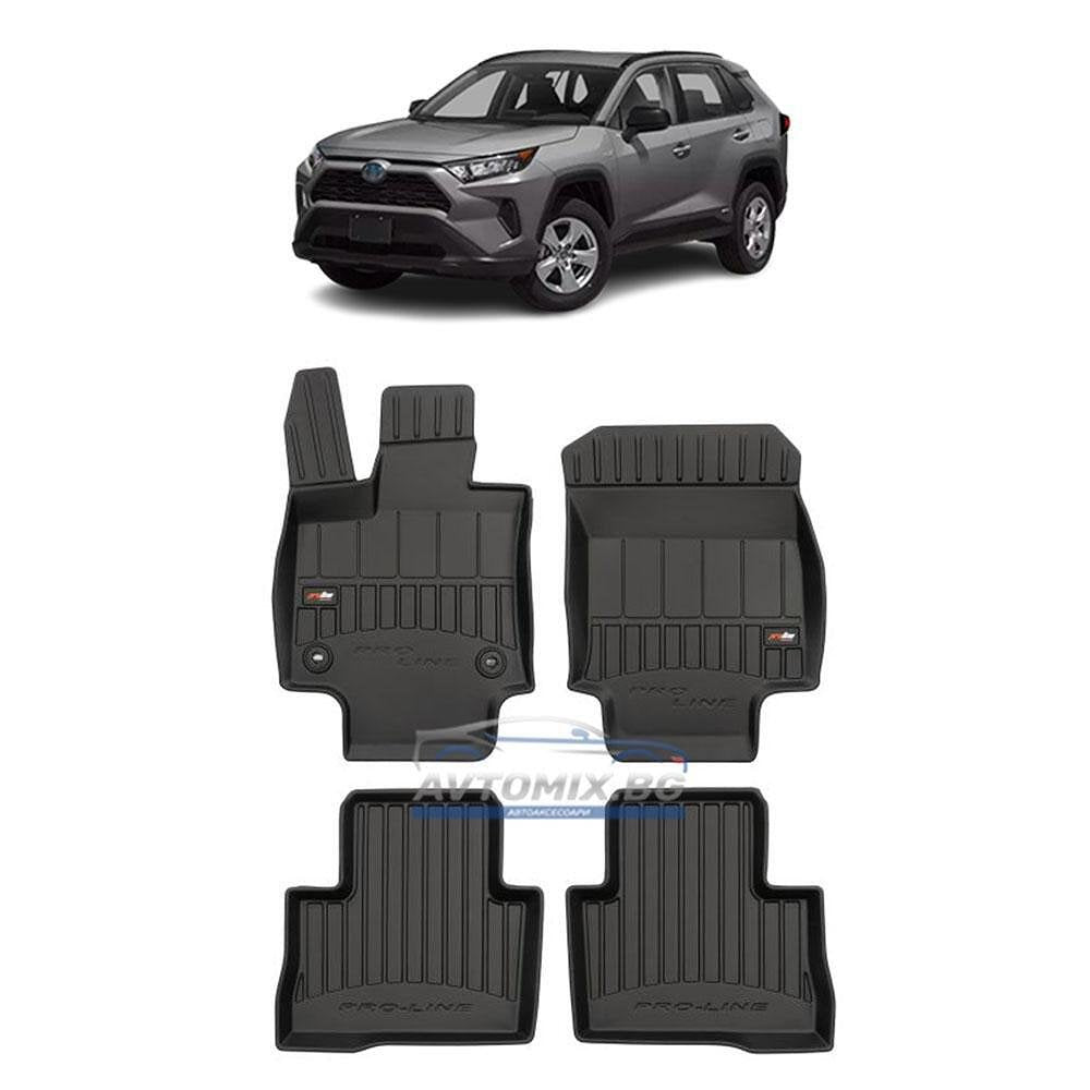 Гумени стелки за Toyota RAV 4 след 2019 г.,  ProLine 3D