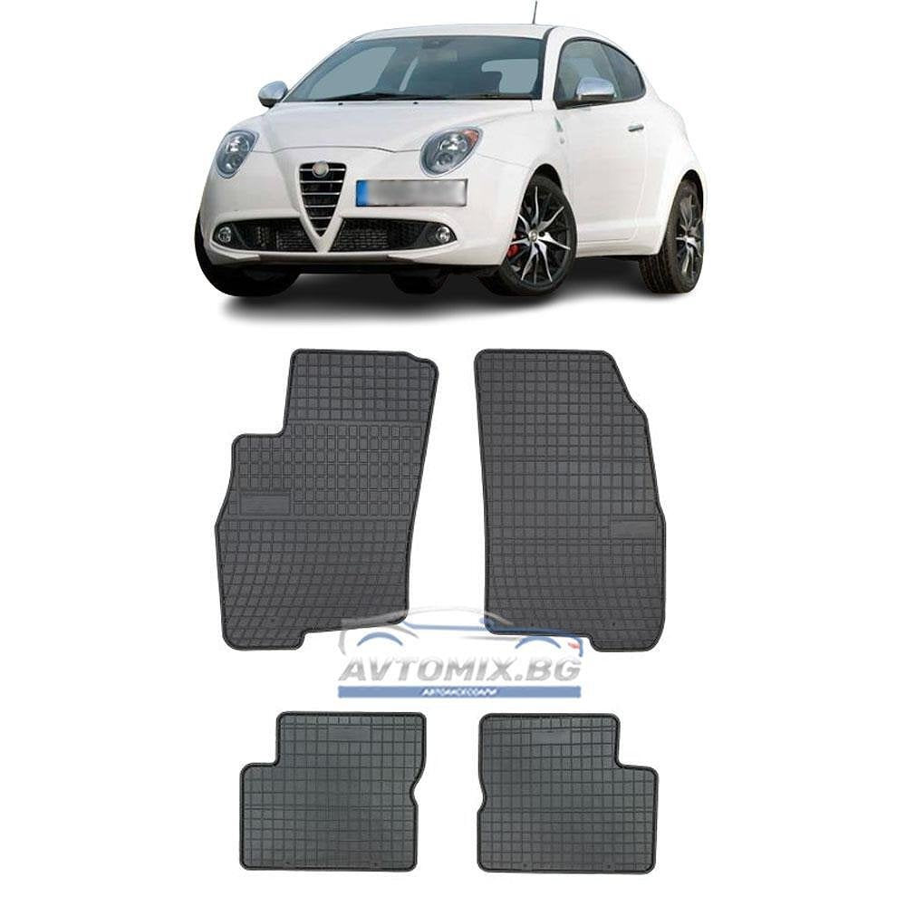 Covorașe din cauciuc pentru Alfa Romeo MiTo 2008-2018, Frogum