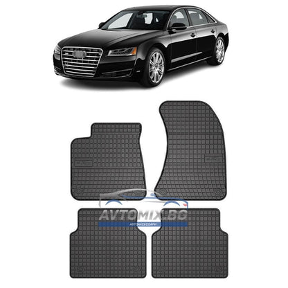 Гумени стелки зa Audi A8 от 2010 до 2017 г., Frogum