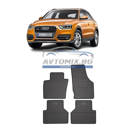 Гумени стелки зa Audi Q3 2011-2018 г., Frogum