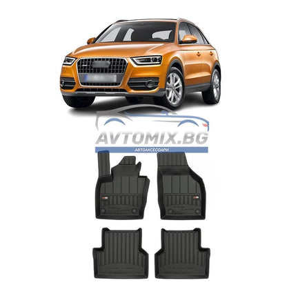 Гумени стелки за Audi Q3 2011-2018 г., ProLine 3D