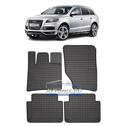 Rubber floor mats for Audi Q7 2005-2015, Frogum