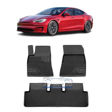 Rubber floor mats for Tesla Model 3 (2017 onwards), Model No. 77