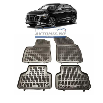 Гумени стелки за AUDI Q8 след 2015 г., Rezaw Plast