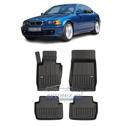 Covorașe de cauciuc pentru BMW Seria 3 E46 1998-2005, ProLine 3D