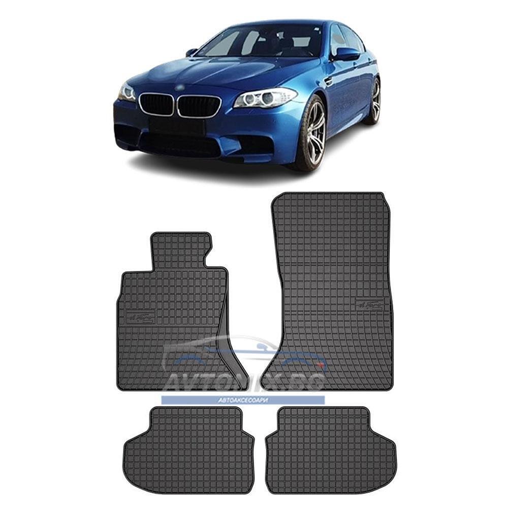 Covorașe de cauciuc pentru BMW F10, F11 seria 5 2010-2017, Frogum