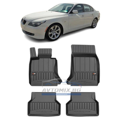 Гумени стелки зa BMW E60, E61 5 серия 2003-2010 г., ProLine 3D