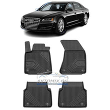 Rubber floor mats for Audi A8 from 2010 to 2017, Model No. 77