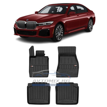 Гумени стелки зa BMW G11, G12 7 серия 2015-2022 г., ProLine 3D