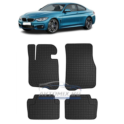 Гумени стелки зa BMW F32, F33, F36 4 серия след 2013 г., Frogum