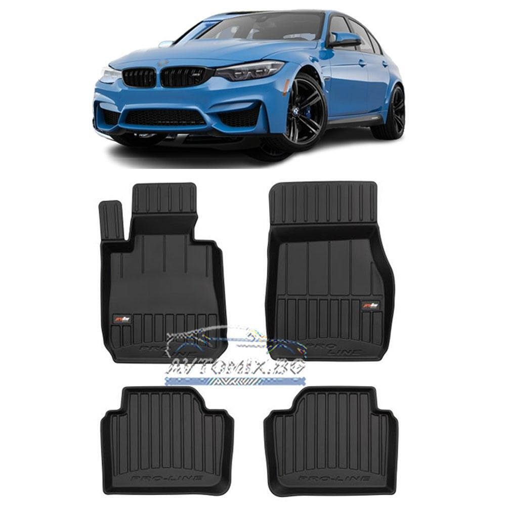 Covorașe de cauciuc pentru BMW F30, F31, F80 Seria 3 2011-2018, ProLine 3D