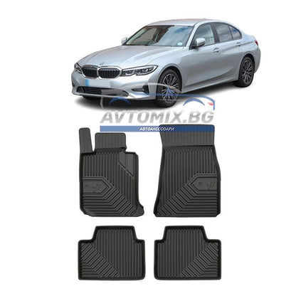 Covorașe de cauciuc pentru BMW G20, G28, G80 Seria 3 după 2018, Model nr. 77