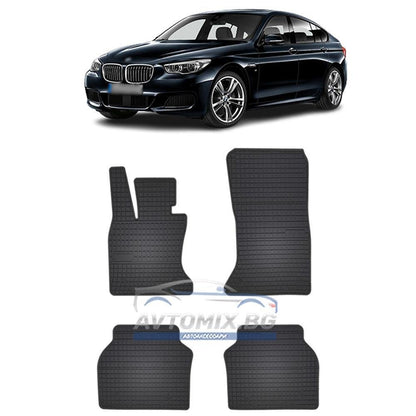 Covorașe de cauciuc pentru BMW Gran Turismo F07 Seria 5 2009-2017, Frogum