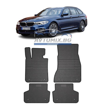 Гумени стелки зa BMW G31 5 серия 2017-2023 г., Frogum