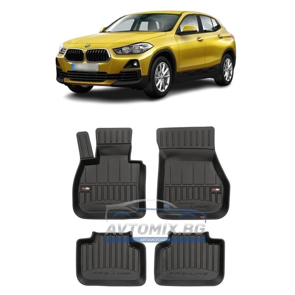 Covorașe din cauciuc pentru BMW X2 F39 după 2018, ProLine 3D