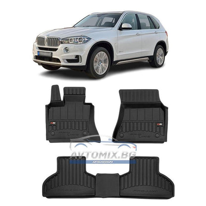 Гумени стелки зa BMW X5 F15, F85 2013-2018 г., ProLine 3D