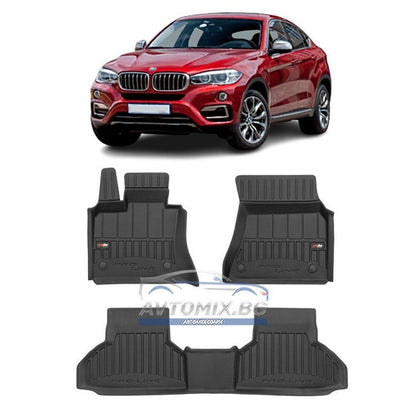 Гумени стелки зa BMW X6 F16, F86 2014-2019 г., ProLine 3D