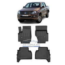 Гумени стелки зa VW Amarok 2010-2021 г., ProLine 3D