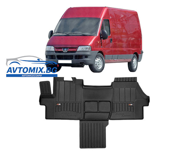 Rubber floor mats for Peugeot Boxer after 2006, ProLine 3D