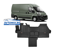 Rubber floor mats for Citroen Jumper after 2006, ProLine 3D