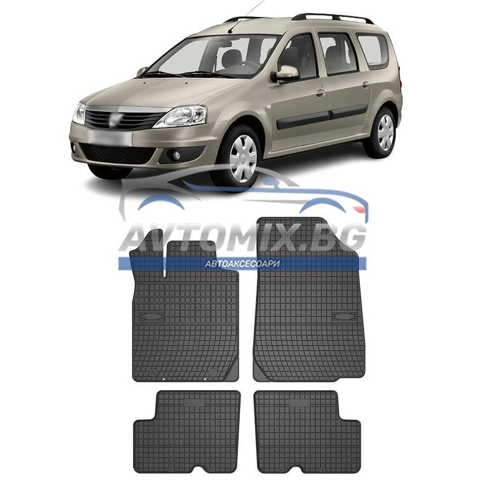 Гумени стелки зa Dacia Logan MCV 2006-2013 г., Frogum