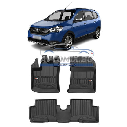 Covorașe de cauciuc pentru Dacia Lodgy 2012-2022, ProLine 3D