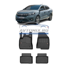Rubber mats for Dacia Logan sedan after 2021, ProLine 3D