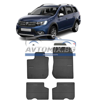 Гумени стелки зa Dacia Logan MCV 2013-2020 г., Frogum