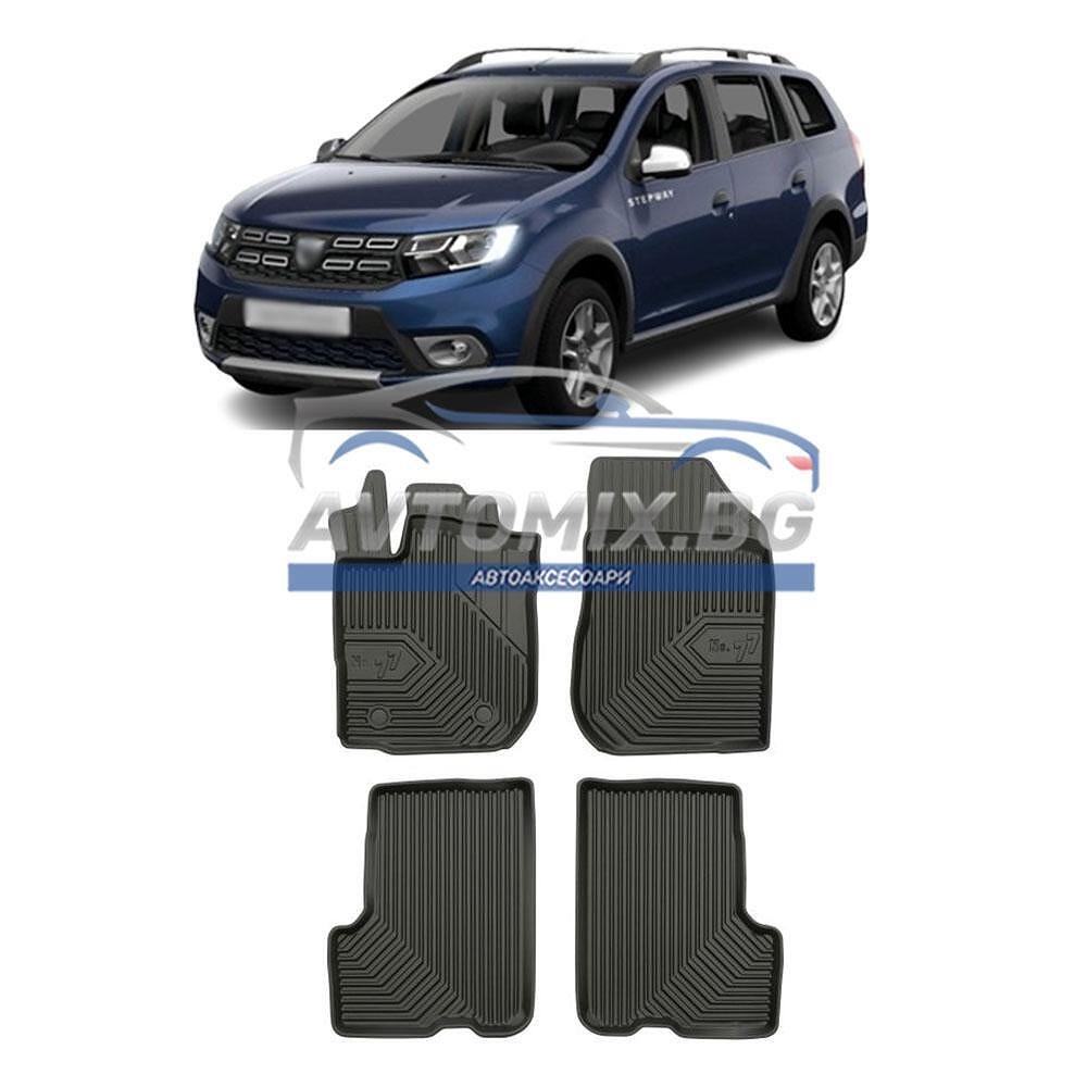 Гумени стелки зa Dacia Logan MCV 2013-2020 г., Модел No.77