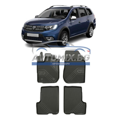 Гумени стелки зa Dacia Logan MCV 2013-2020 г., Модел No.77