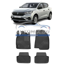 Rubber floor mats for Dacia Sandero/Sandero Stepway from 2020 onwards, Model No.77