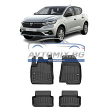 Rubber Floor Mats for Dacia Sandero/Sandero Stepway from 2020 onwards, ProLine 3D