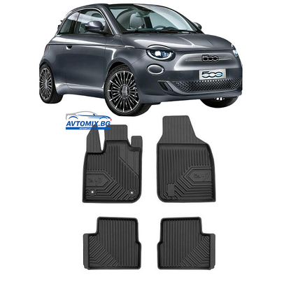 Гумени стелки за Fiat 500e след 2020г., Модел No.77