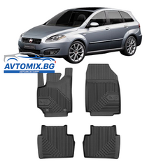 Rubber floor mats for Fiat Croma from 2005-2011, Model No. 77 / station wagon