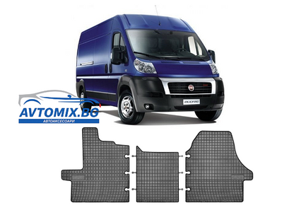 Rubber floor mats for Fiat Ducato after 2006, Frogum