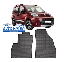 Rubber floor mats for Fiat Fiorino from 2007-2016, Frogum