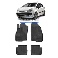 Covorașe de cauciuc pentru Fiat Evo 2009-2012, 5 uși, Model nr.77