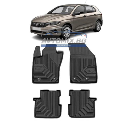 Rubber Floor Mats for Fiat Tipo after 2015, Model No. 77