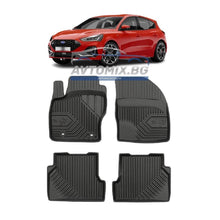 Rubber floor mats for Ford Focus 2004-2010, Model No.77