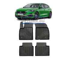 Rubber floor mats for Ford Focus after 2019, Model No.77