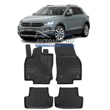 Rubber floor mats for VW T-Roc from 2022, Model No.77