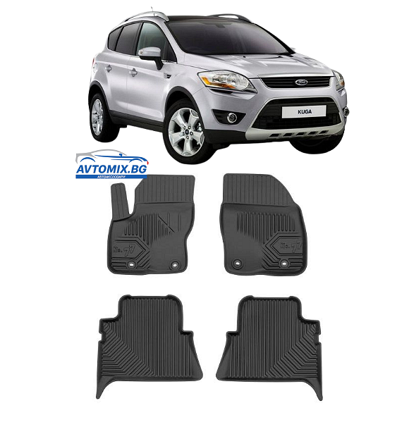 Гумени стелки за Ford Kuga от 2008-2013г. Модел No.77