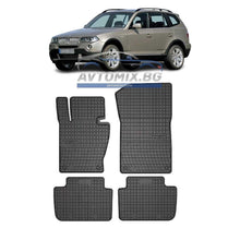 Covorașe de cauciuc pentru BMW X3 E83 2003-2010, Frogum