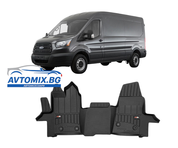 Гумени стелки зa Ford Transit след 2018г, ProLine 3D