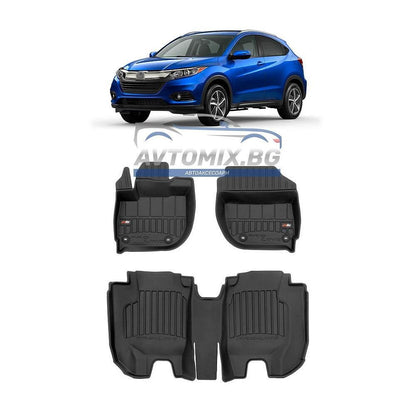 Гумени стелки зa Honda HRV 2013-2021 г., ProLine 3D