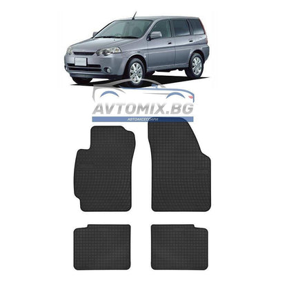 Covorașe de cauciuc pentru Honda HRV 5 uși 1999-2006, Frogum